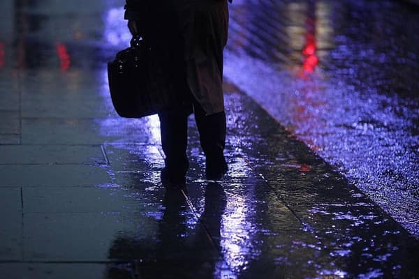 The Met Office has issued an amber warning for heavy rain this weekend. Pic: Getty Images