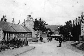 Bridge Street in Avonbridge around 1910.