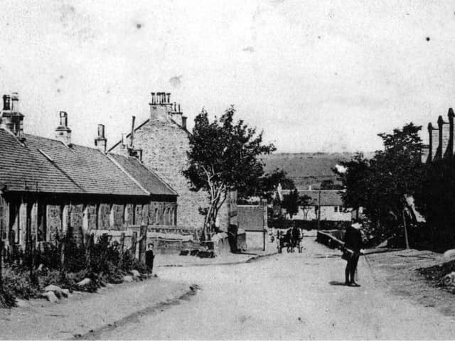 Bridge Street in Avonbridge around 1910.