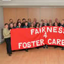 Falkirk Foster Carers were joined by councillors and community members for a summit addressing the local fostering crisis. Pic: Michael Gillen