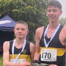Winning gold medals were (from left) Vics athletes Ray Taylor, Luke Culliton and Thomas Mitchell