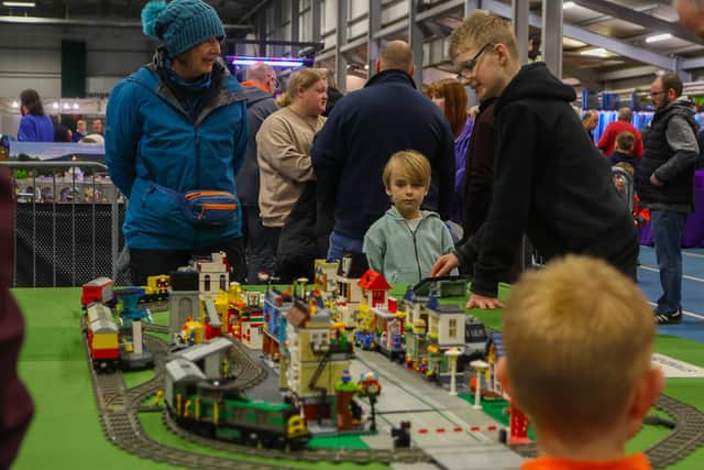 The Lego layout was popular with young visitors in 2023. Pic: Scott Louden