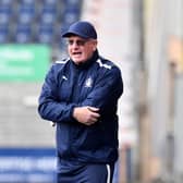 Falkirk manager John McGlynn on the touchline