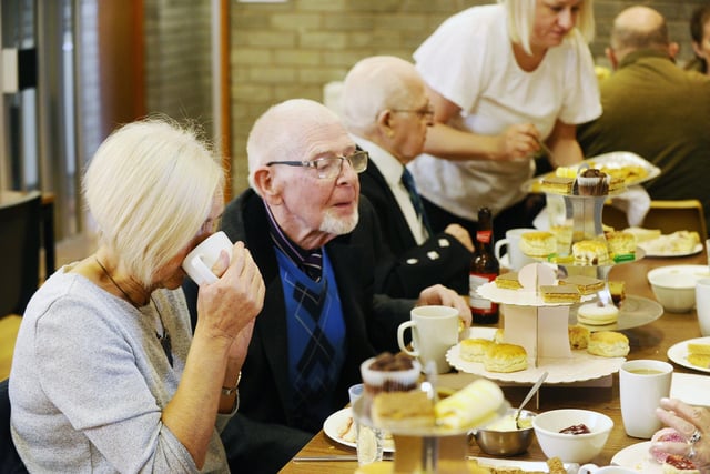 Volunteers laid on a good spread for Grangemouth Saturday Lunch Club's  1st Anniversary
(Picture: Alan Murray, National World)