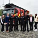 John McNally MP and Michael Matheson MSP with some of those attending a jobs fayre they organised at Forth Valley College