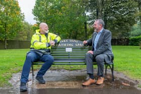 Cala Homes (West) have installed a Breathing Space bench within the Kinnaird Wynd development in Larbert.