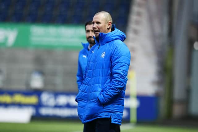Assistant head coach Kenny Miller on the touchline (Pics: Michael Gillen)
