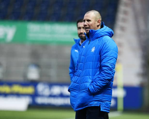 Assistant head coach Kenny Miller on the touchline (Pics: Michael Gillen)