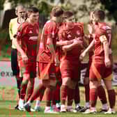 Sean Burns opened the scoring last Saturday for Camelon against Inverkeithing