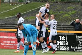 26-08-2023. Picture Michael Gillen. ALLOA. Indodrill Stadium. Alloa Athletic FC v Falkirk FC. Season 2023 - 2024. Matchday 4. SPFL cinch League One.:.
