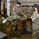 1333 Grangemouth Spitfire Squadron Royal Air Force Air Cadets visiting the REME base for the open night.