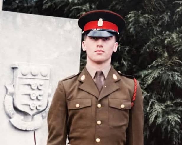 The memorial to Private David Carson is to be unveiled at a special service next month (Picture: Submitted)