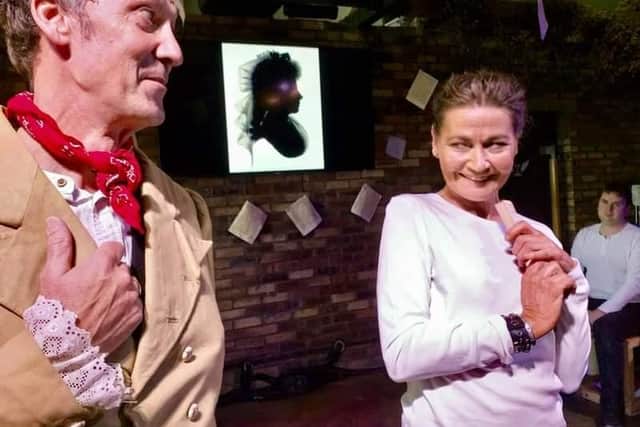 A previous Tryst Theatre production with Brian Paterson and Rhona McColl in 'Burns, from Bard to Worse'