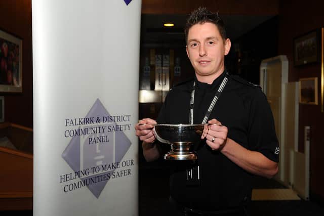 Th 2019 Tom McDougal MBE Trophy went to Police Constable Steve Lorimer