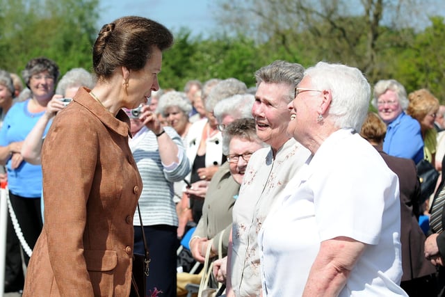 Princess Royal chatting with guests