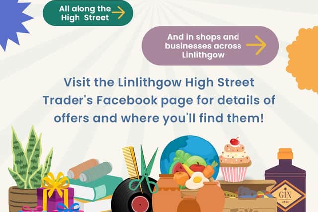 A host of Linlithgow independent businesses will be taking part in the event next Saturday.