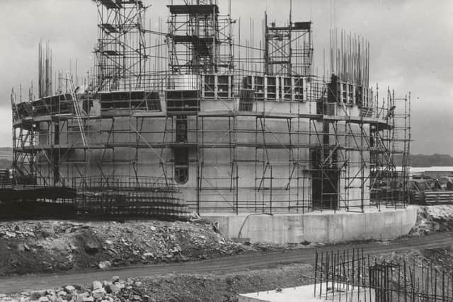 Construction on Longannet and its famous chimney began back in 1964
