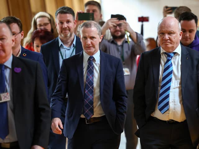 MSP Michael Matheson in the Scottish Parliament for the SNP weekly group meeting . Pic: Jeff J Mitchell/Getty Images