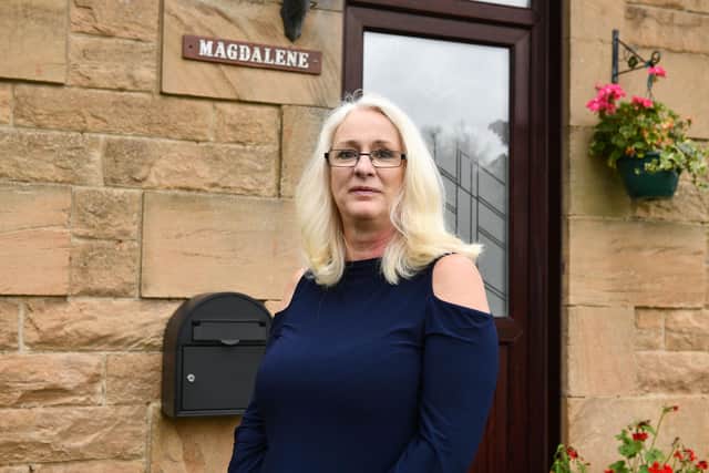 Former community councillor Jacqueline McDevitt, of Magdalene Cottage, Maddiston. Picture: Michael Gillen.
.