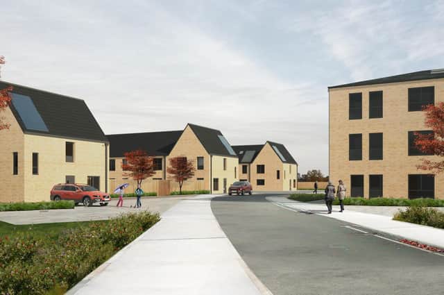 Cobblebrae Farm in Bainsford - development of 21 new homes by Loretto Housing Association,