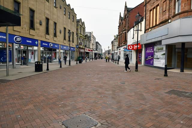 Falkirk town centre is among the areas benefitting from the £1 million Scotland Loves Local Fund. Picture: Michael Gillen.