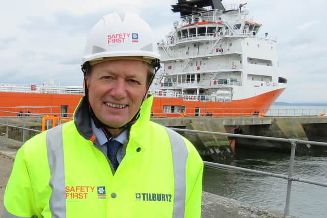 Forth Ports' chief executive Charles Hammond