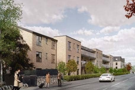 Artist's impression gives an idea of what the care home will look like on the vacant site in Edinburgh Road, which is owned by Morrison Community Care.