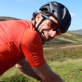 Mark Beaumont takes part in Explore Your Boundaries challenge in East Lothian in the Lammermuir Hills (Photo: Markus Stitz).