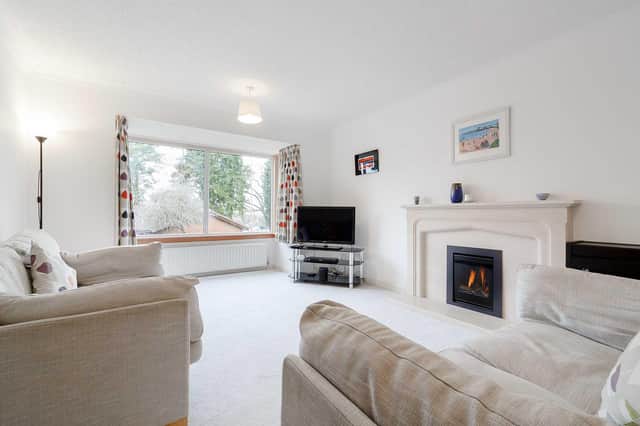 The living room of 14 Rockville Grove, Linlithgow.