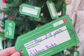 Dunelm has again launched its Joy of Giving campaign in its Falkirk store. Pic: Contributed