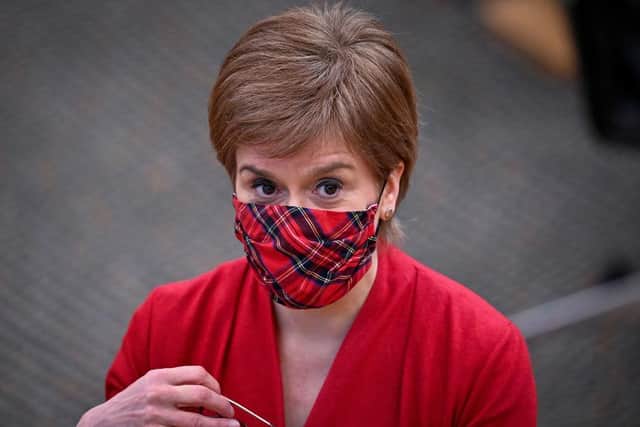 Nicola Sturgeon will reveal new dates for easing parts of Scotland’s lockdown in a statement to MSPs tomorrow. (Photo by Jeff J Mitchell/Getty Images)