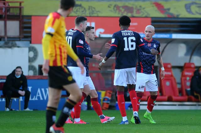 Callumn Morrison gave Falkirk an early lead.