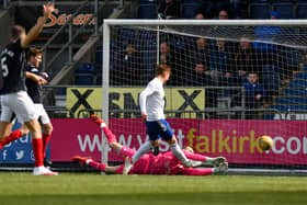 Falkirk were consigned to a fourth straight spell in League 1 after today's defeat (Pictures: Michael Gillen)