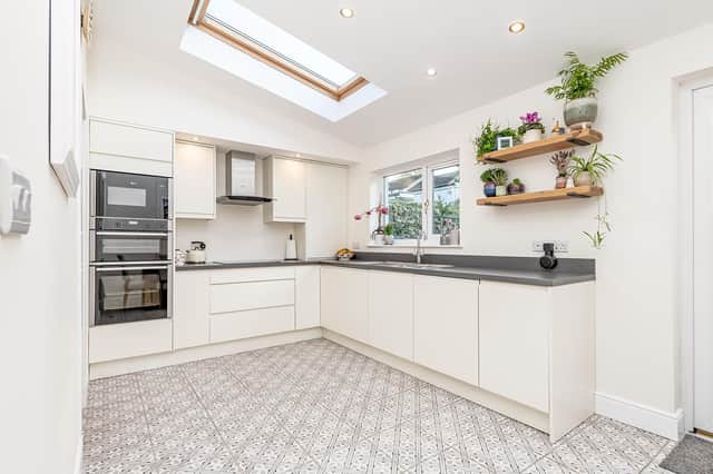 The high quality contemporary kitchen.