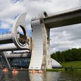 The heat is having an impact on boat trips on The Falkirk Wheel.