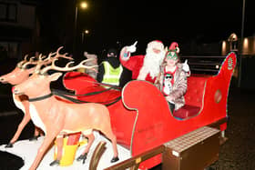 Falkirk Round Table's Santa Sleigh will be touring the town's streets in coming days. Pic: Michael Gillen