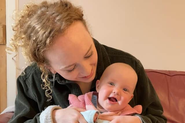 Songwriter Shannon Mclean has released a single inspired by her premature niece, Eliza, to thank staff at Forth Valley Royal Hospital's Neonatal Unit for caring for the premature little one and her nephew, Cooper. Contributed.