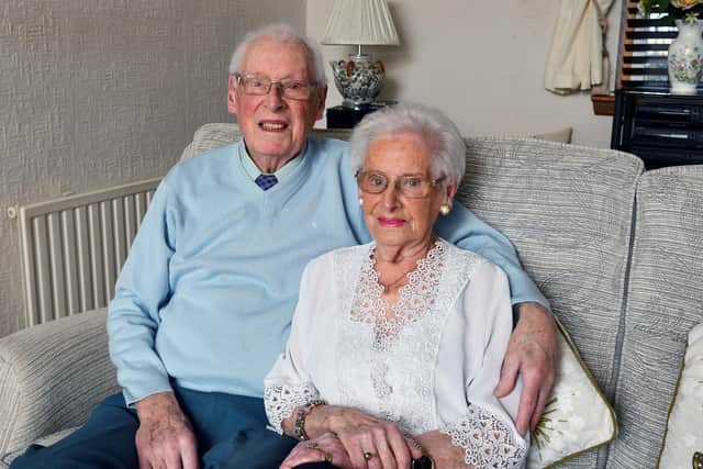 Robert Baird and Anne Baird celebrate 70 years of marriage on February 15. Pic: Michael Gillen