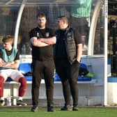 30-05-2023. Picture Michael Gillen. BO'NESS, Newtown Park. Dunipace v Linlithgow Rose. EOS League Cup semi-final. Gordon Herd.