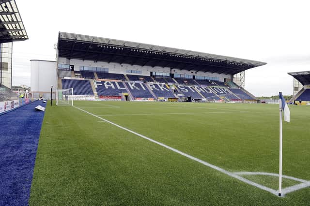 The Falkirk Stadium is empty at the moment with training cancelled and staff working from home till Monday