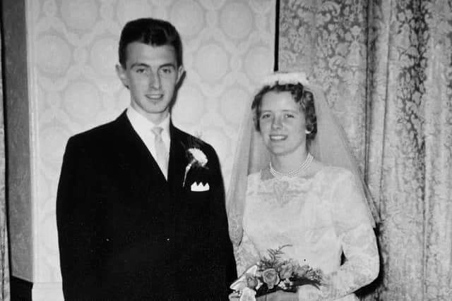Len and Margaret Bennett were married on October 28, 1961.