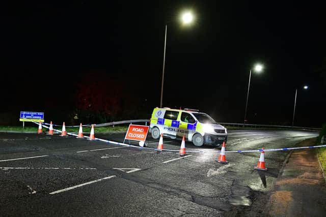 Road policing officers are appealing for information after a pedestrian was seriously injured in a crash involving a car in Denny. (Pic: Michael Gillen)