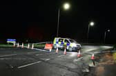 Road policing officers are appealing for information after a pedestrian was seriously injured in a crash involving a car in Denny. (Pic: Michael Gillen)