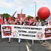 Workers were joined by politicians, union members and officials and the community in Saturday's March for Jobs.