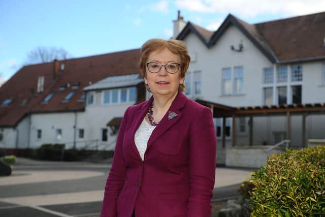 The work of Strathcarron Hospice chief executive Irene McKie and her colleagues has meant the world to countless families over the years. Picture: Michael Gillen.