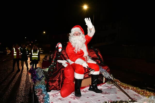Santa took time out from his busy schedule in the run up to Christmas Eve to pay a visit to Whitecross.
