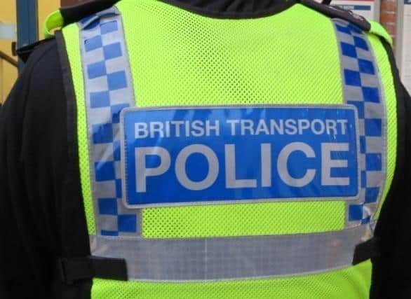 A British Transport Police officer