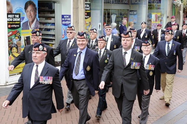 Royal British Legion in La Porte Precinct.