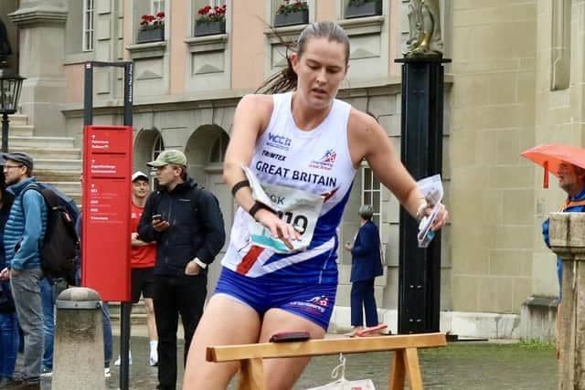 Forth Valley Orienteers' Grace Molloy in action for Team GB (Photo: Submitted)