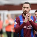 Stenny skipper Gregor Buchanan after last Saturday's 3-2 home win over Cove Rangers (Photo: Alan Murray)
